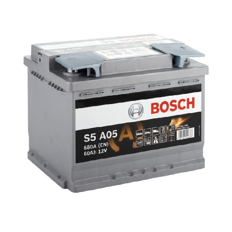 Bosch S5A05 - 60Ah / 680A / AGM, 135,76 €