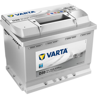 Varta D39 - 63Ah / 610 A - Silver Dynamic